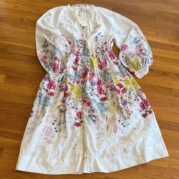 Anthropologie Let Me Be Long-Sleeve V-Neck Floral A-Line Midi Dress is  available for purchase on au PAY Market - Imported Goods Online Store  Co.Ltd. | au PAY Market - Online Shopping Site